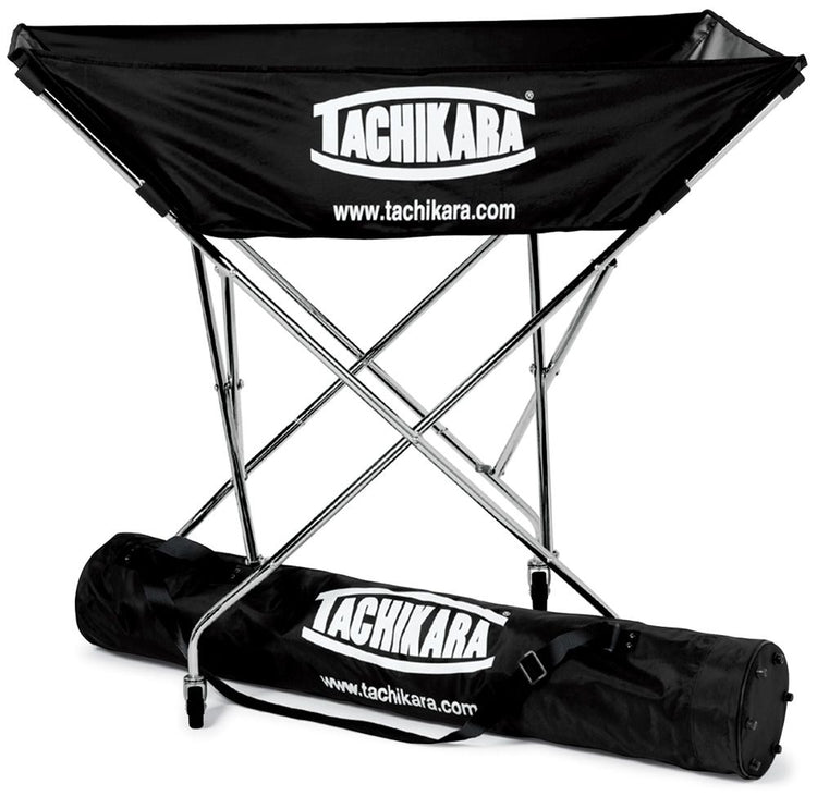 TACHIKARA Collapsible Hammock Volleyball Ball Cart black