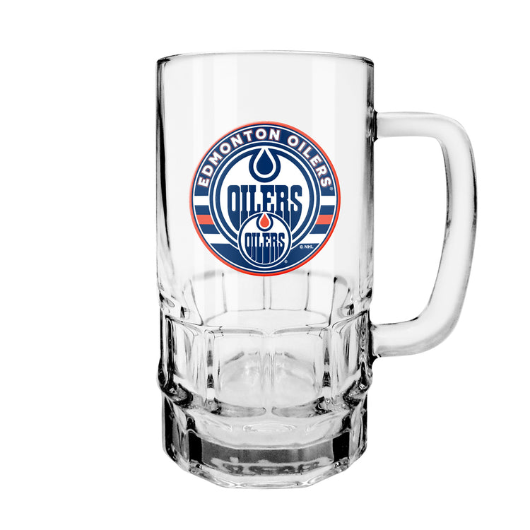 The Sports Vault Edmonton Oilers 18oz Glow In The Dark Beer Stein
