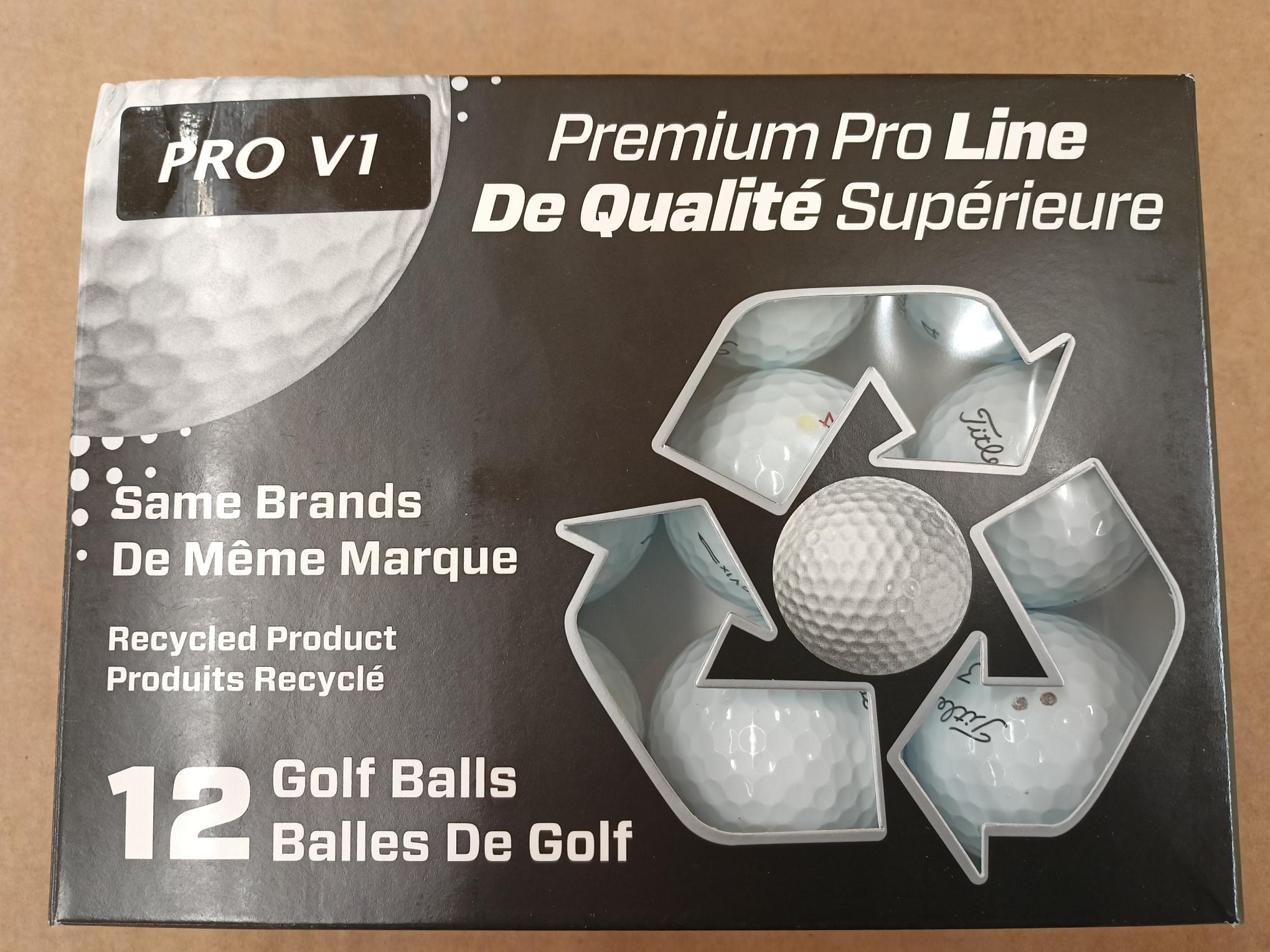 Titleist Pro V1/Pro V1X A/B Grade Used Golf Balls (Dozen)