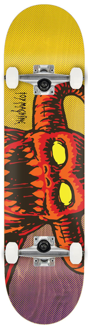 Toy Machine Hell Monster Complete Skateboard 8.0" Yellow
