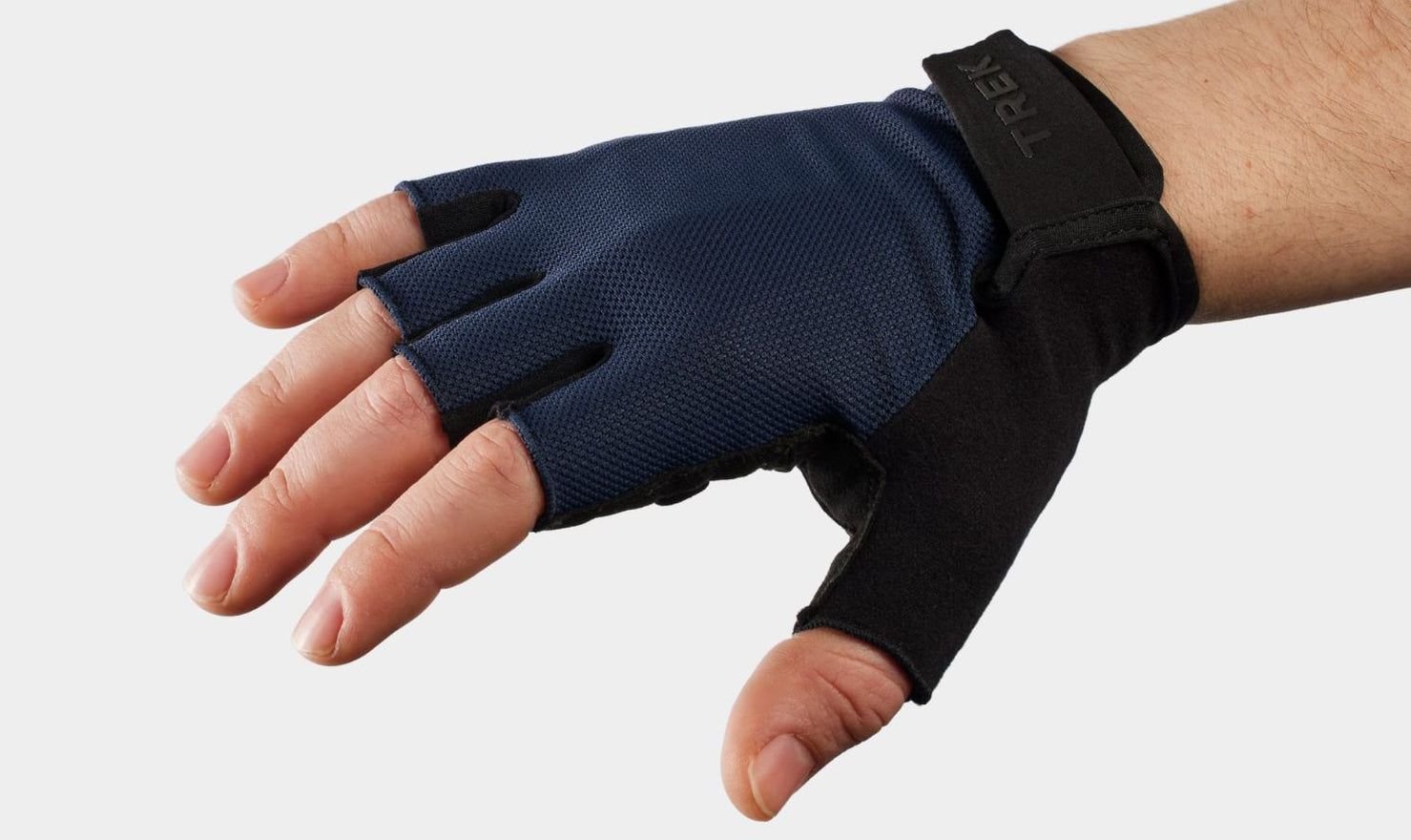 Trek Solstice Gel Unisex Half Finger Bike Glove Deep Dark Blue