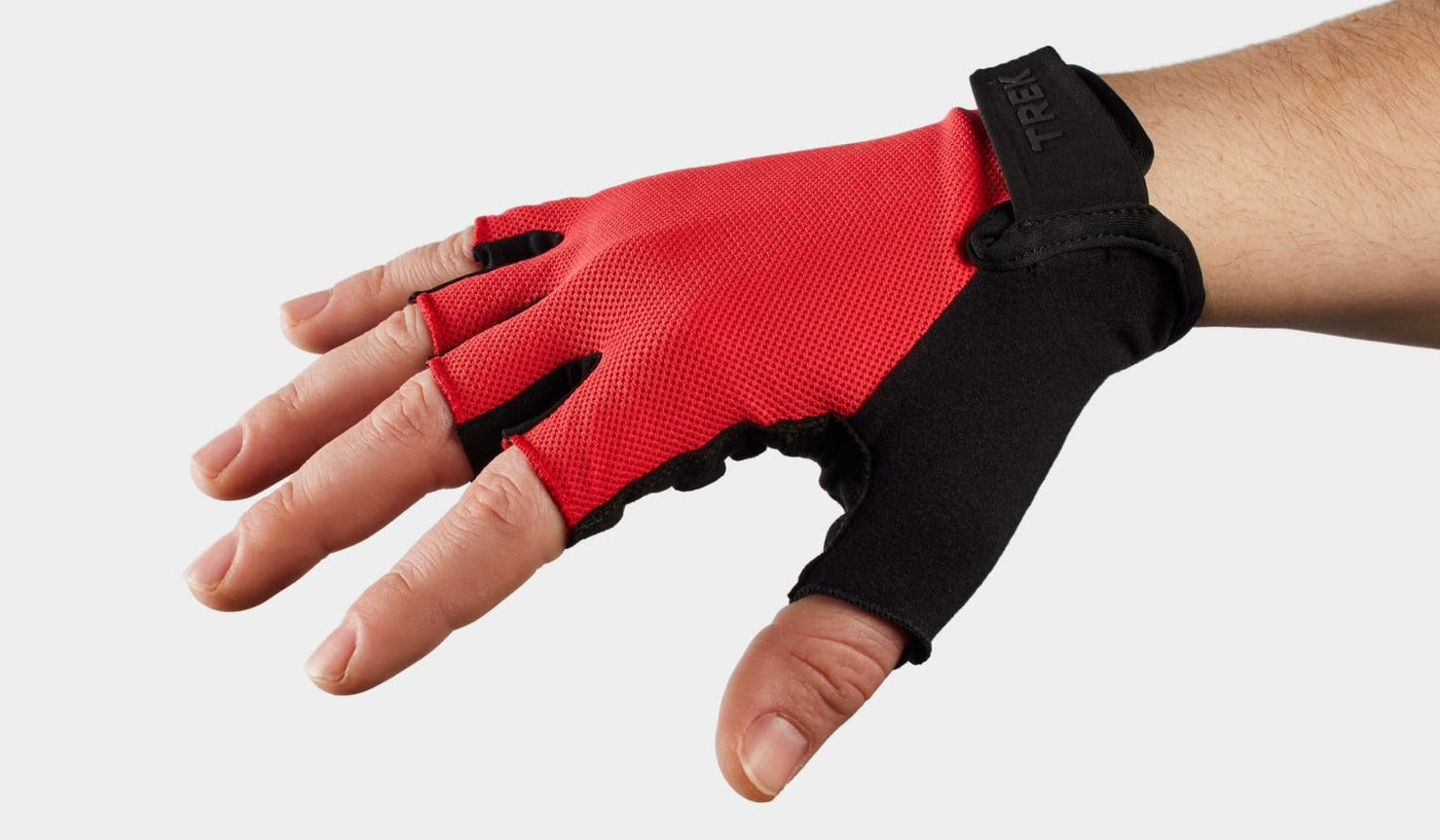 Trek Solstice Gel Unisex Half Finger Bike Glove Viper Red
