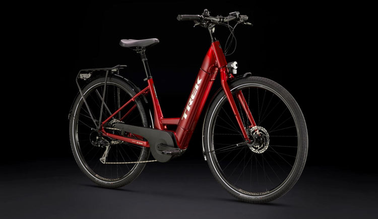 Trek Verve+ 3 Lowstep Electric Bike 2023 Rage Red