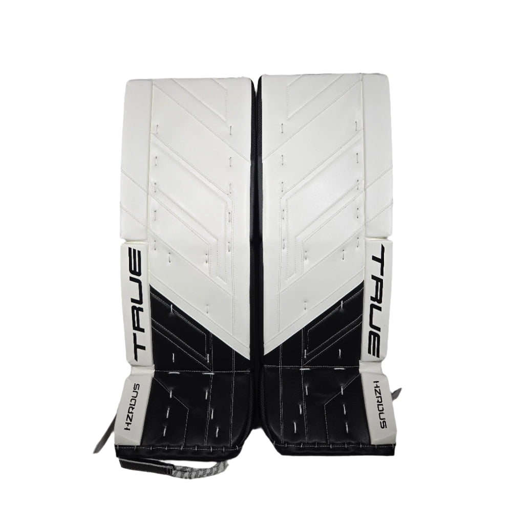 True Lefevre Senior HZRDUS PX4 Hockey Goalie Pad White Black 