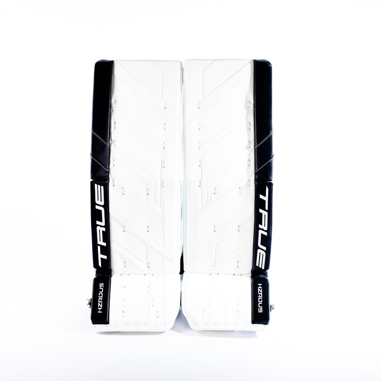 True Senior HZRDUS PX4 Hockey Goalie Pad White Black