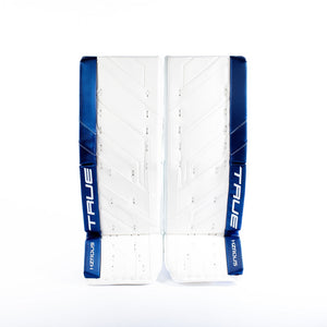 True Senior HZRDUS PX4 Hockey Goalie Pad White Royal