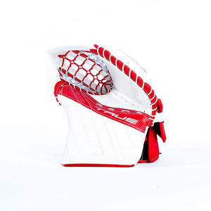 True Lefevre Senior HZRDUS PX4 Hockey Goalie Trapper White Red