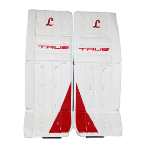 True Senior HZRDUS PX4-L95 Hockey Goalie Pad White/Red
