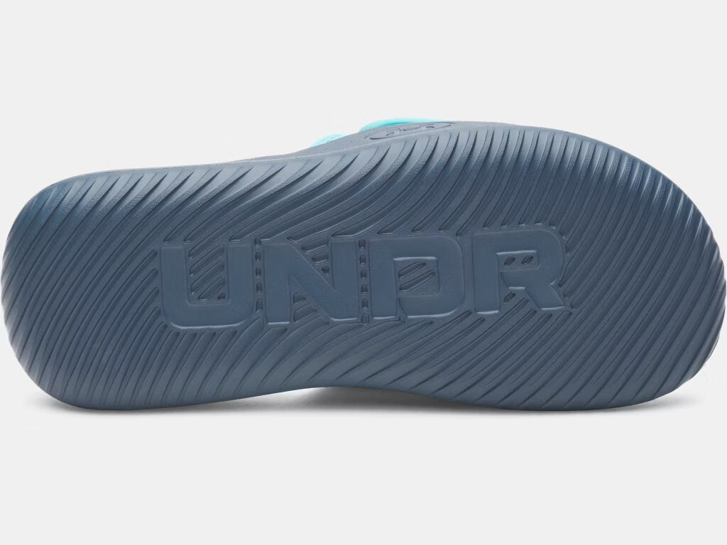 Under Armour Boy's Ignite Pro 8 Slide Sandals Fresco Blue/Wham Blue
