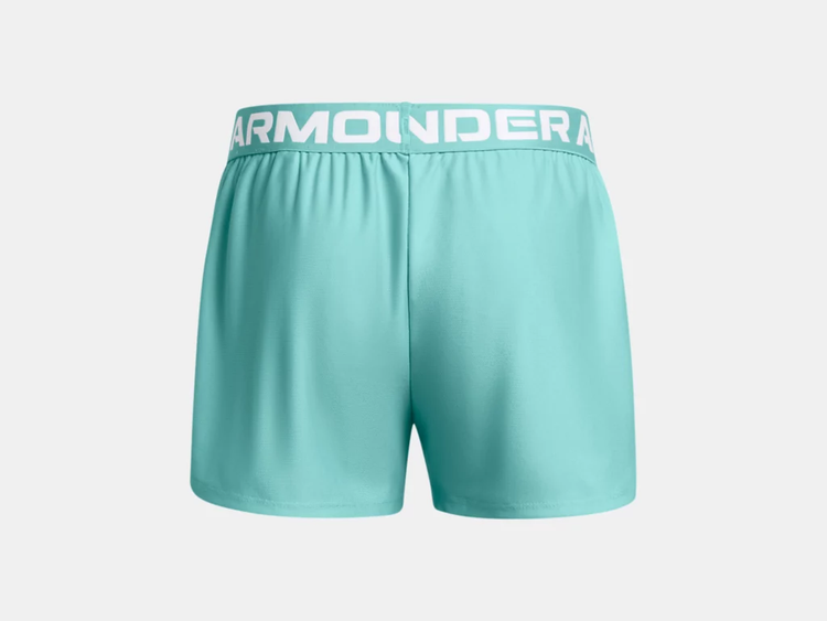 Under Armour Girls Play Up Twist Shorts Radical Turquoise