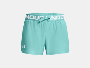 Under Armour Girls Play Up Twist Shorts Radical Turquoise