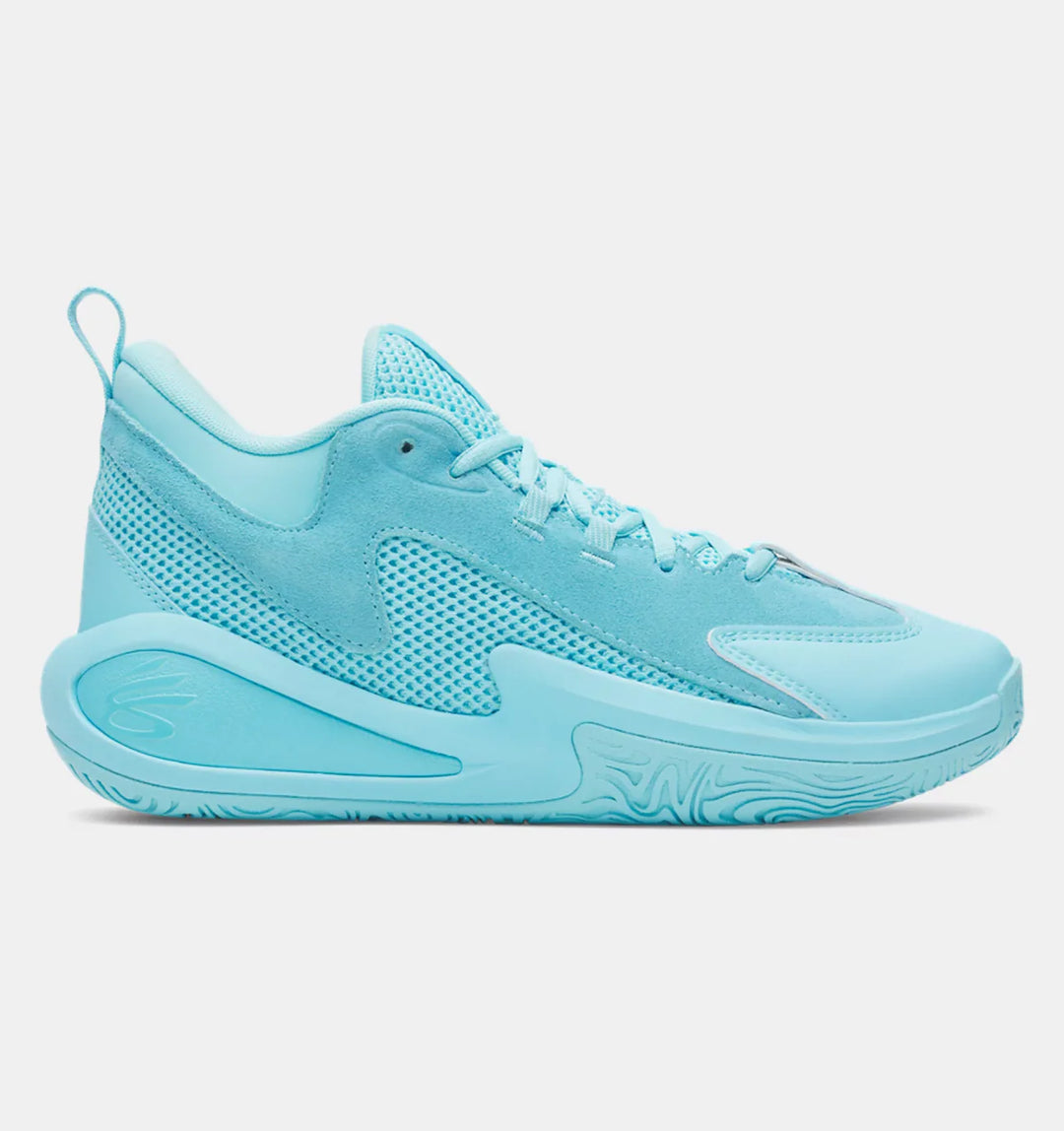 Under Armour Junior Curry 3Z 25 SDE Basketball Shoes Fresco Blue 