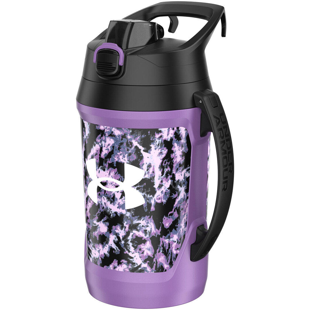 Under Armour Playmaker Print Jug 64oz Purple Dyed Map
