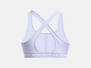 Under Armour Women's Crossback Mid Bra Celeste Blue