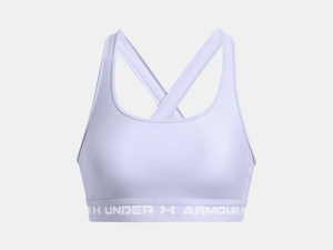 Under Armour Women's Crossback Mid Bra Celeste Blue