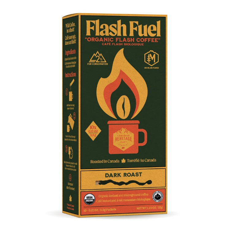 Canadian Heritage Roasting Company Flash Fuel Organic Instant Coffee 35g