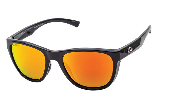 Urban Element Annette Polarized Sunglasses Black/Orange Revo
