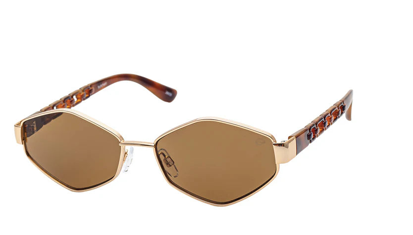 Urban Element Butchart Sunglasses Gold/Brown

