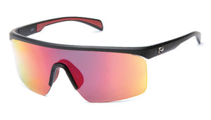 Urban Element Ego Sunglasses Matte Black/Red Revo
