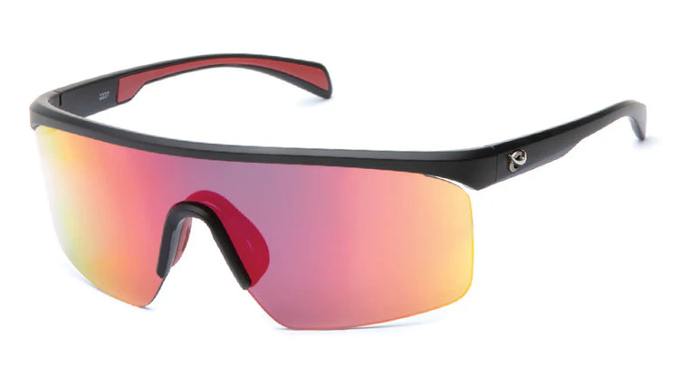 Urban Element Ego Sunglasses Matte Black/Red Revo
