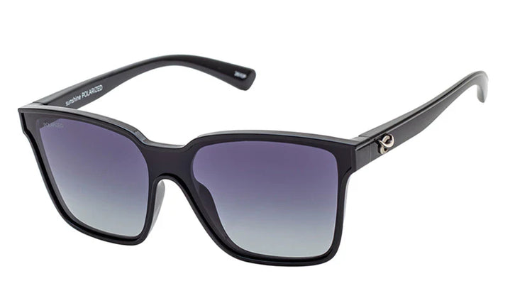 Urban Element Sunshine Polarized Sunglasses Black/Smoke Gradient
