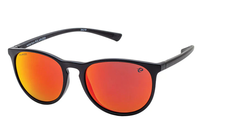 Urban Element Waterton Polarized Sunglasses Matte Black/Red Revo

