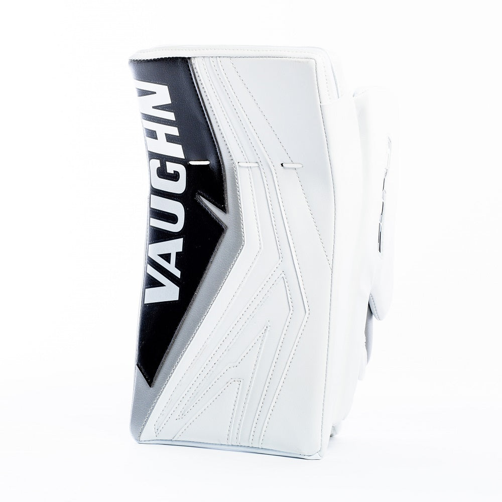 Vaughn Senior SLR4 Pro Carbon Hockey Goalie Blocker White Black Silver