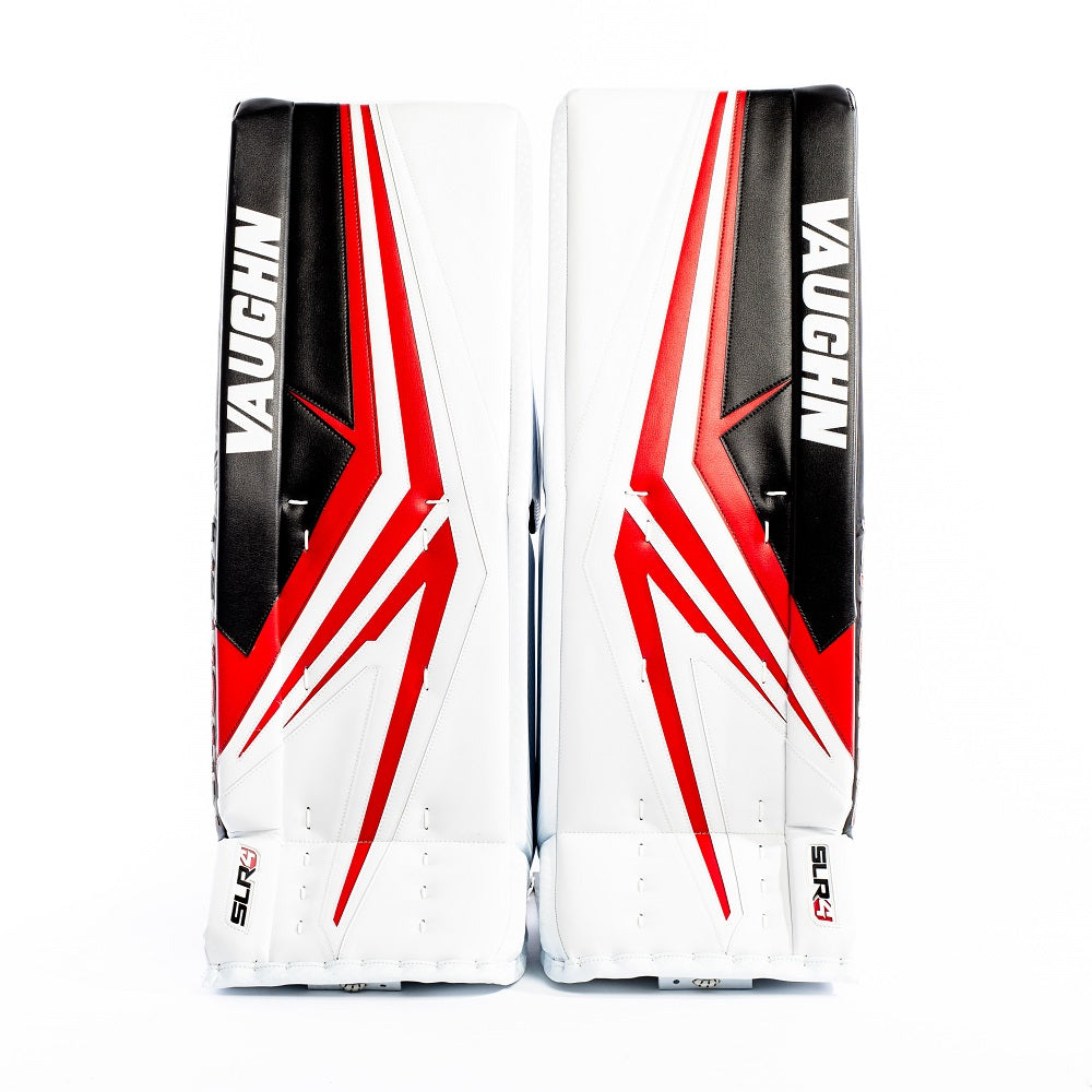 Vaughn Senior SLR4 Pro Carbon Hockey Goalie pad White Black Red