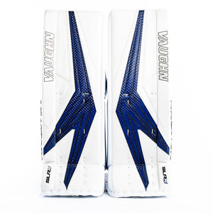 Vaughn Senior SLR4 Pro Carbon Hockey Goalie pad White Black Blue