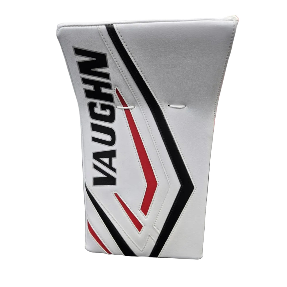 Vaughn Senior Velocity VX1 Pro Carbon Hockey Goalie Blocker White Black Red