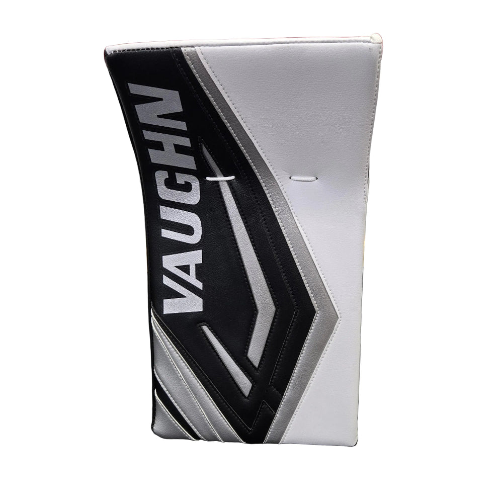 Vaughn Senior Velocity VX1 Pro Carbon Hockey Goalie Blocker White Silver Black