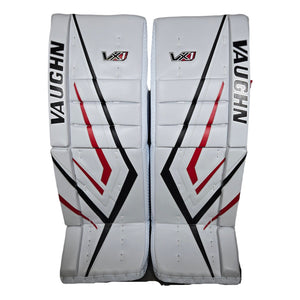 Vaughn Senior Velocity VX1 Pro Carbon Hockey Goalie Pad White Black Red