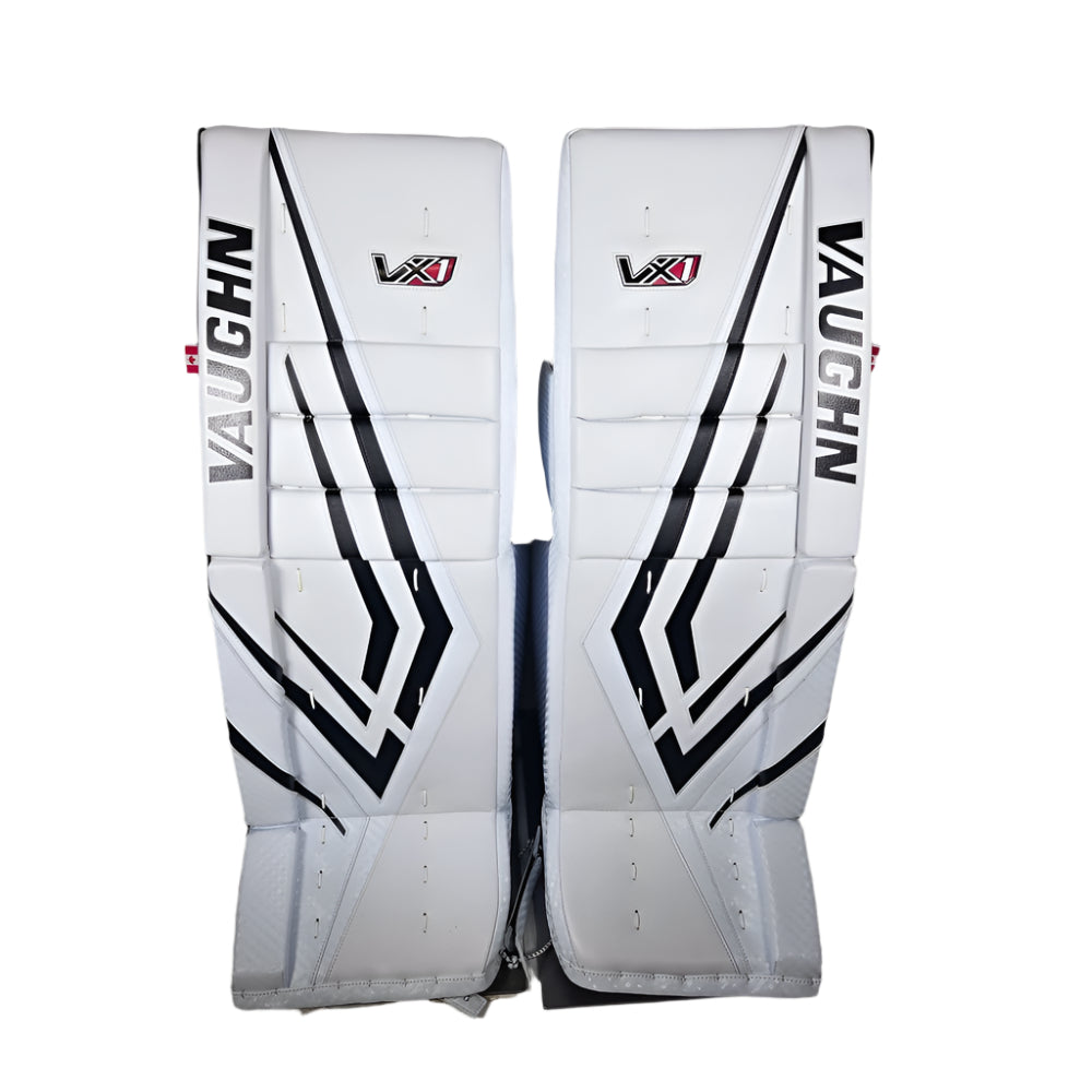 Vaughn Senior Velocity VX1 Pro Carbon Hockey Goalie Pad White Black