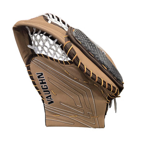 Vaughn Senior Velocity VX1 Pro Carbon Hockey Goalie Trapper Tan Black
