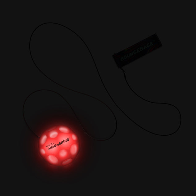 Waboba Bounceback x Moonshine LED Ball Red
