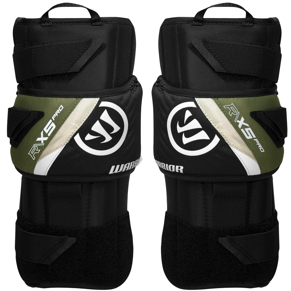 Warrior Intermediate X5 Pro Hockey Goalie Knee Pad black