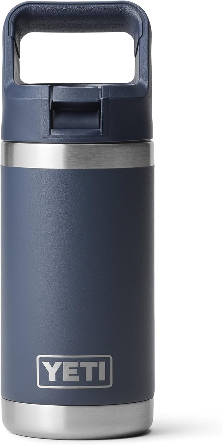 YETI Kids Rambler Straw Cap Water Bottle 12 oz Navy

