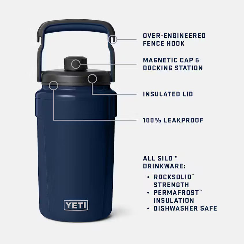 YETI Silo 1/2 Gallon Chug Jug Black
