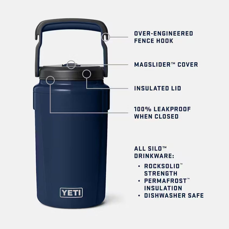 YETI Silo 1/2 Gallon Straw Jug Black

