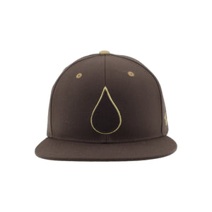 Zephyr Men's NHL Oil Drop Flat Brim Snapback Hat Z11 Brown/Khaki
