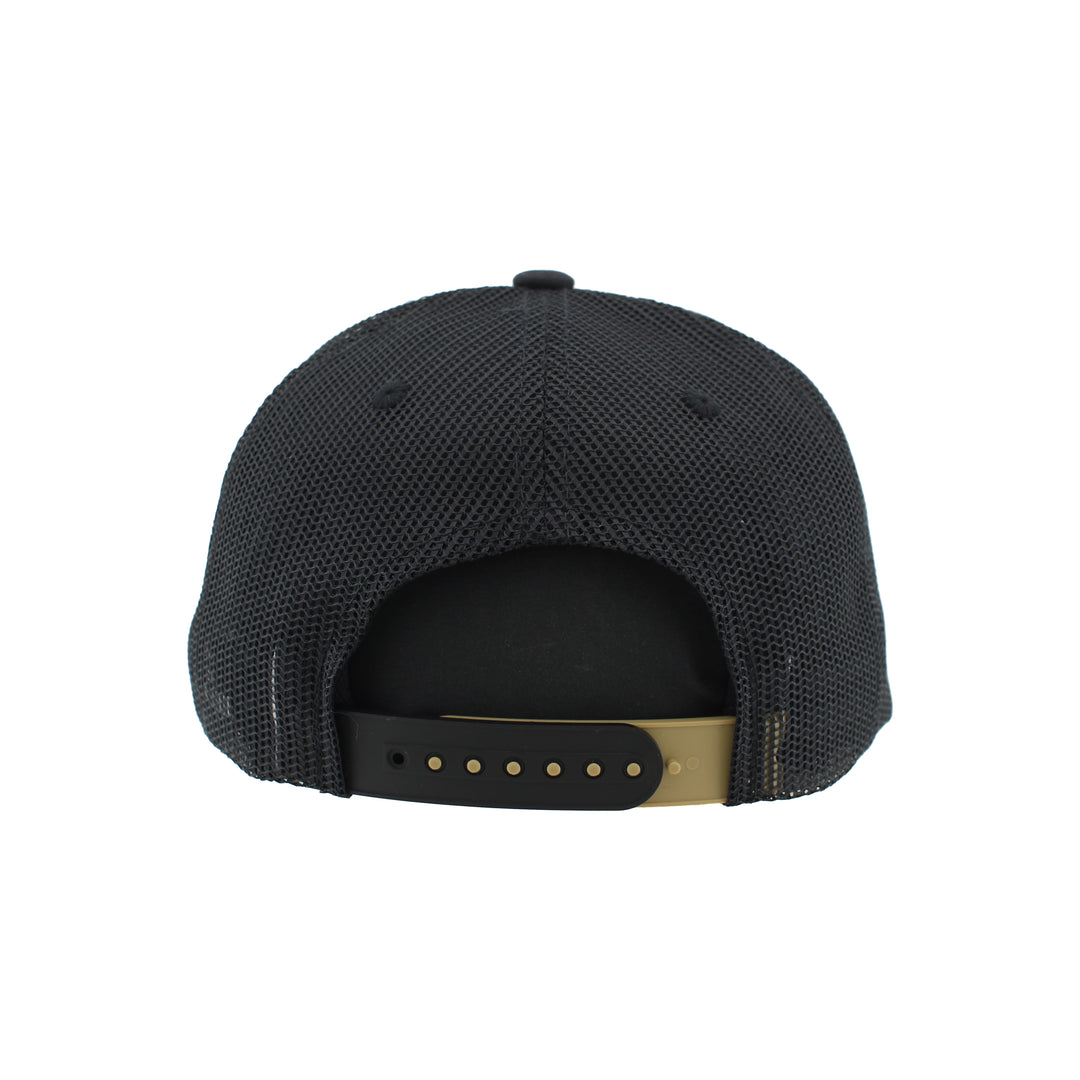 Zephyr Men's NHL Oil Drop Mesh Snapback Hat Khaki/Black
