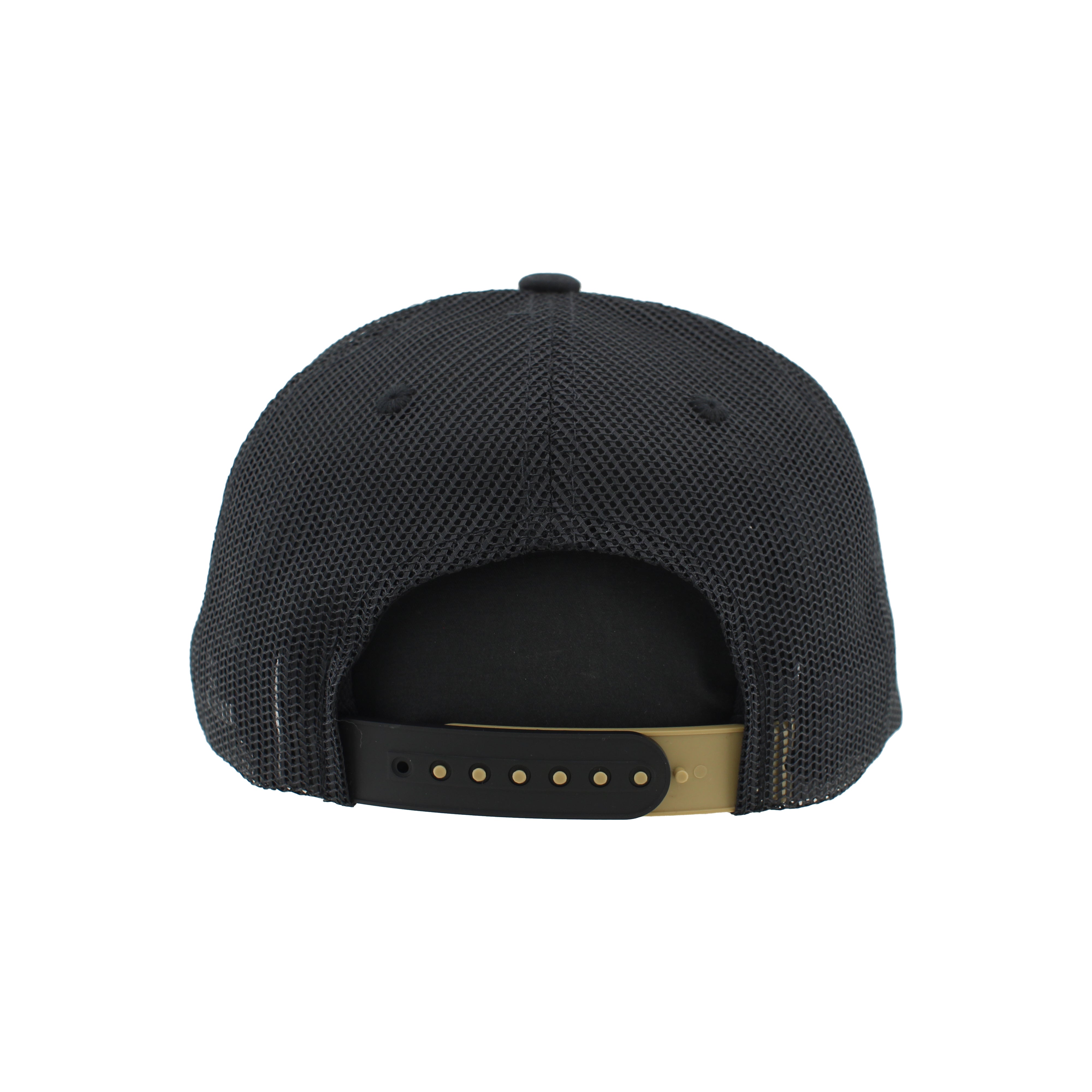 Zephyr Men's NHL Oil Drop Mesh Snapback Hat Khaki/Black
