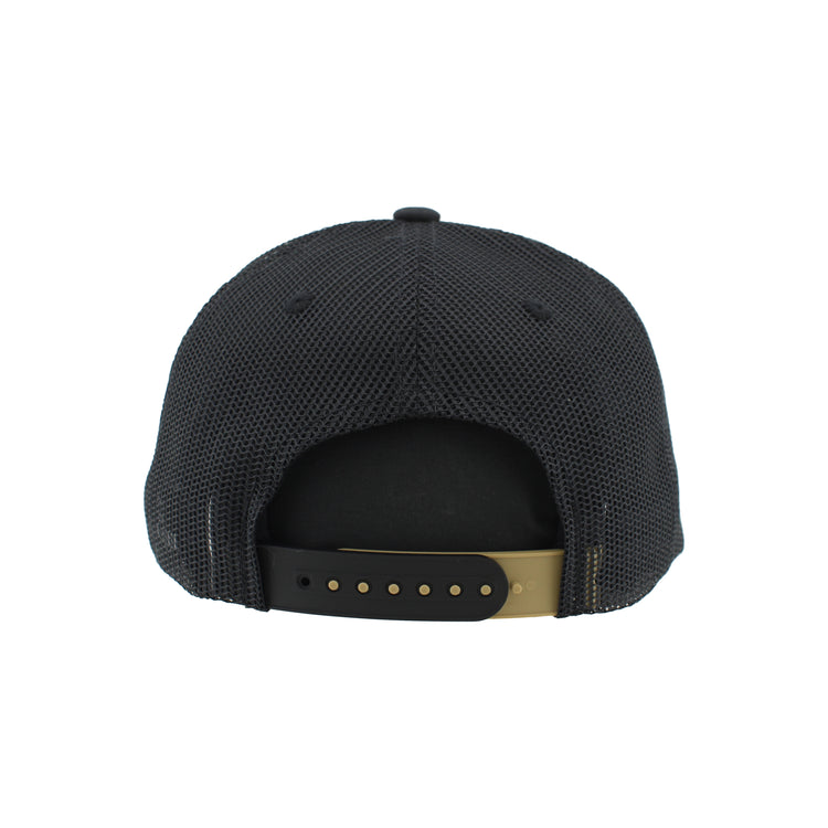 Zephyr Men's NHL Oil Drop Mesh Snapback Hat Khaki/Black
