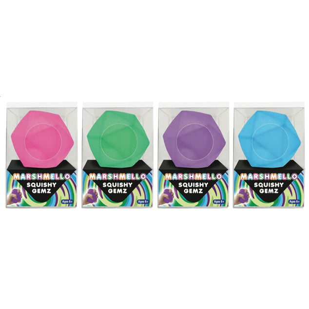 Zorbitz Marshmello Squishy Gemz Squishy Toy