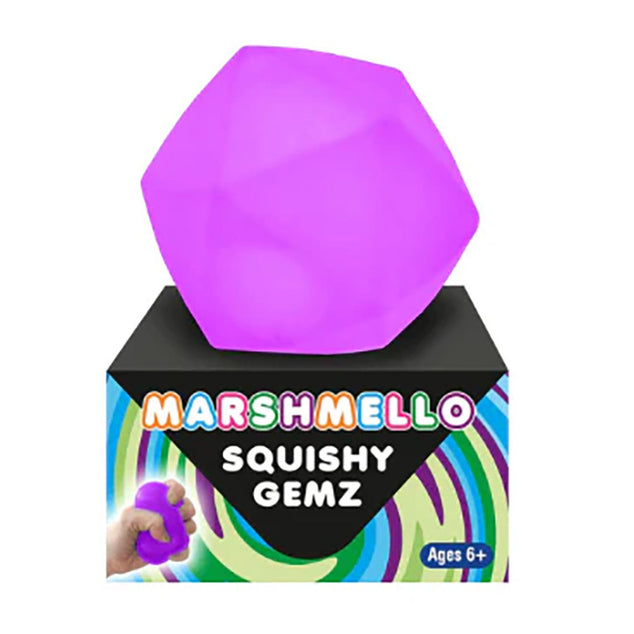 Zorbitz Marshmello Squishy Gemz Squishy Toy