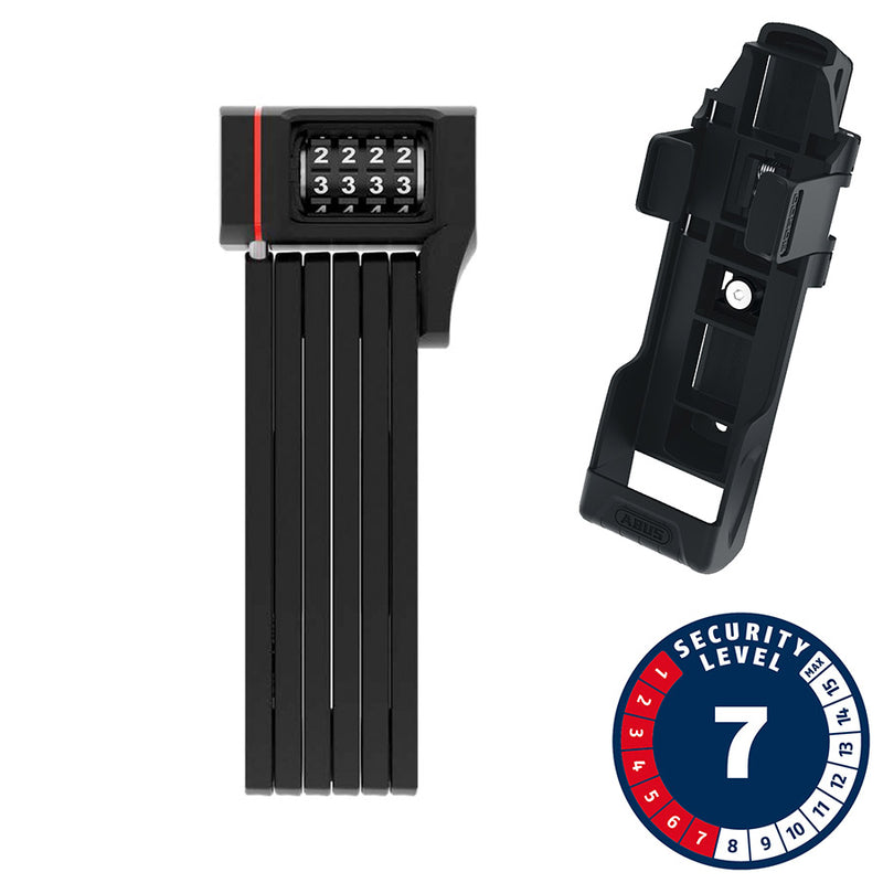 ABUS Bordo uGrip 5700 Folding Lock Combination Black