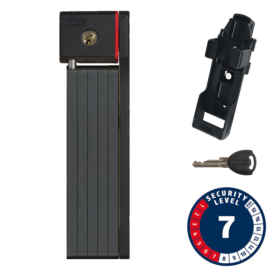 ABUS Bordo uGrip 5700 Folding Lock Keyed Black