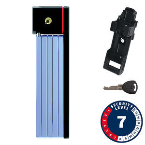 ABUS Bordo uGrip 5700 Folding Lock Keyed Blue