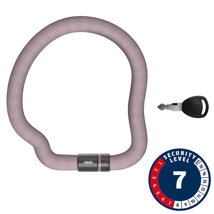 Abus, Goose 6206K, Chain Lock, Key, 6mm, 110cm, 3.6', Black