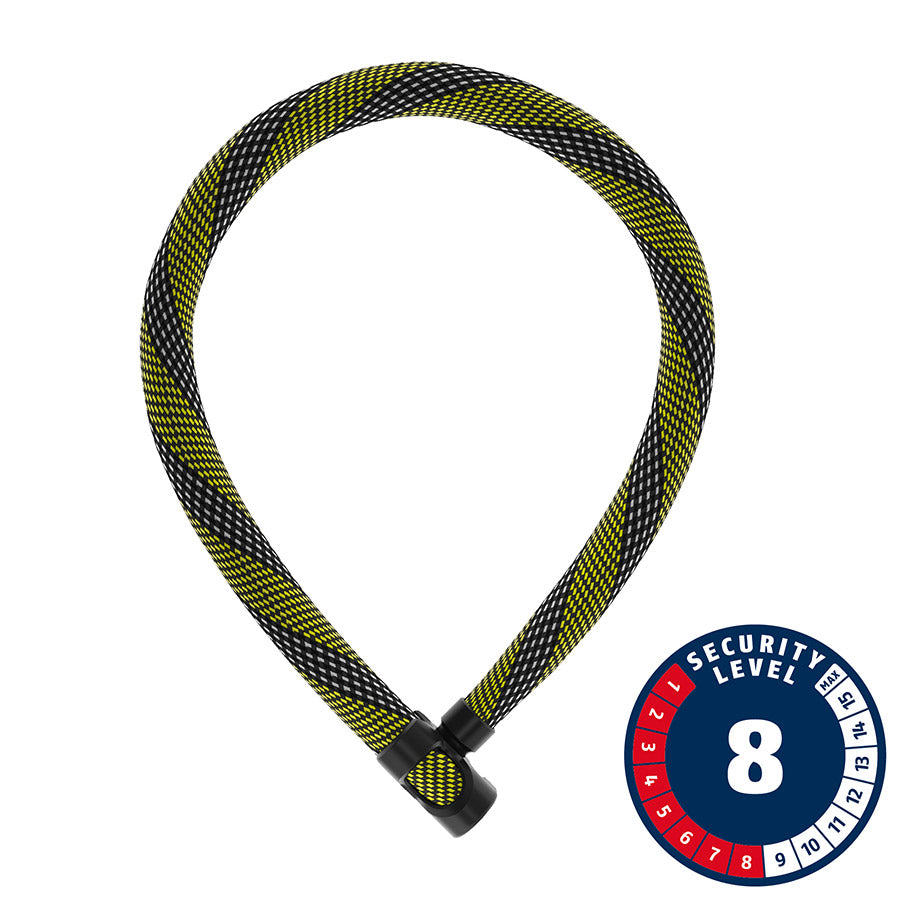 Abus, IvyTex IVERA 7210K, Chain Lock, Key, 7mm, 85cm, 2.8', Diving Blue